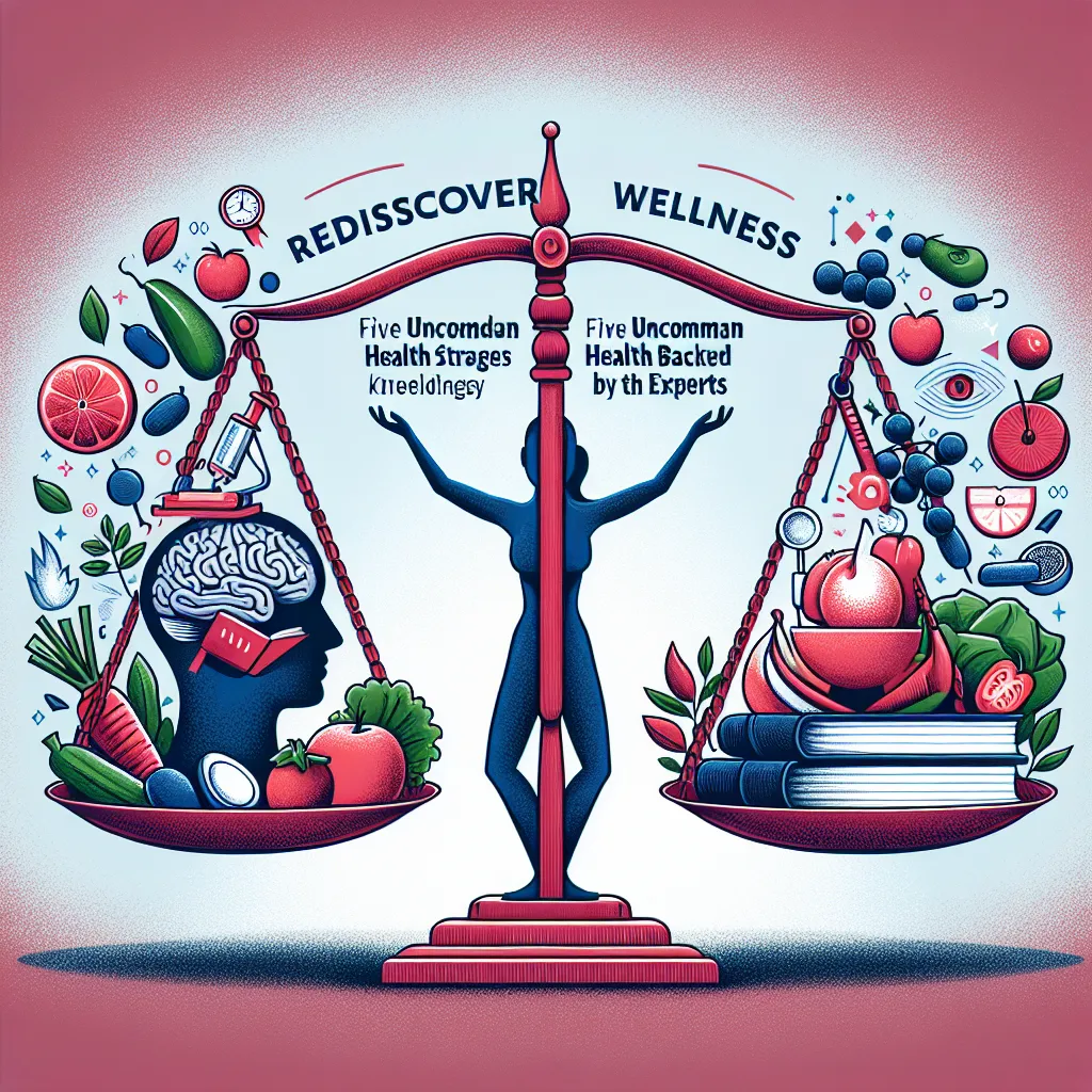 Rediscover Wellness: Five Uncommon Health Strategies Backed by Experts